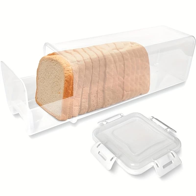 boîte à pain plastique avec couvercle